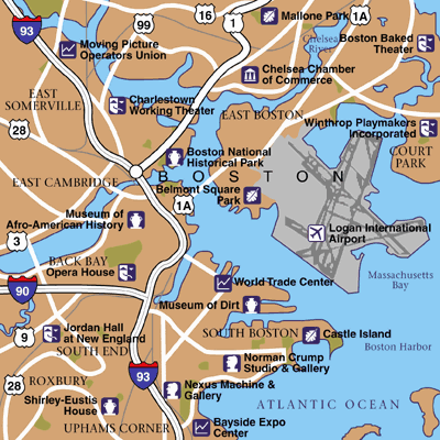 Boston Area Map